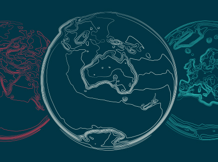 Illustration of the Earth.